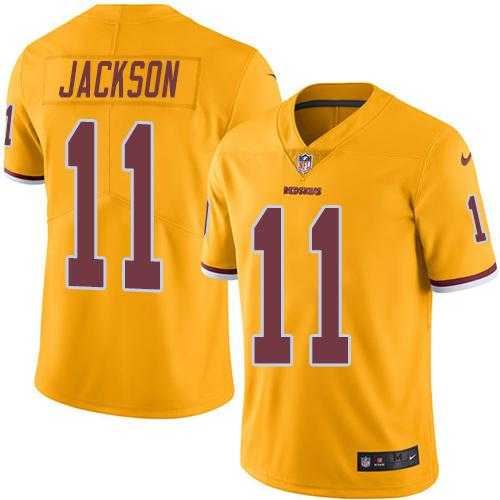 Nike Men & Women & Youth Redskins 11 DeSean Jackson Gold Color Rush Limited Jersey